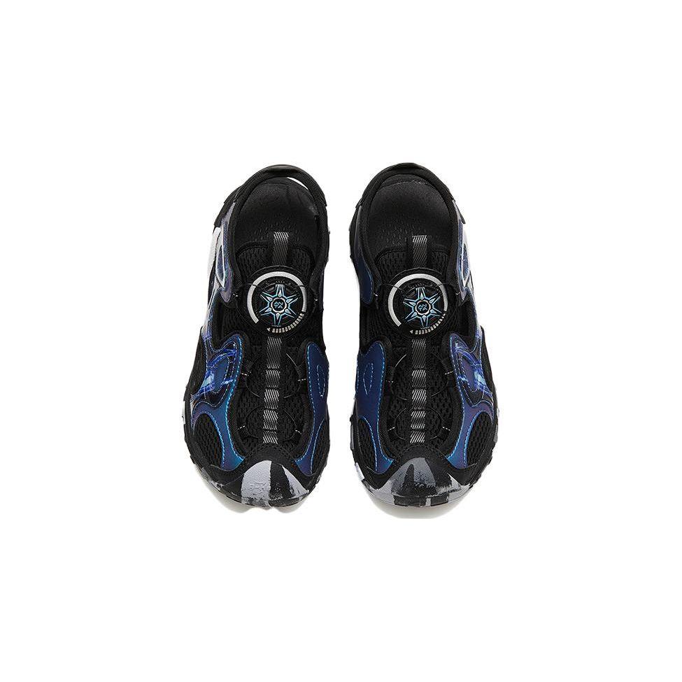 Anta Comfortable Versatile Non-Slip Kids Sandals Kids sandals Black Blue 312326933-1