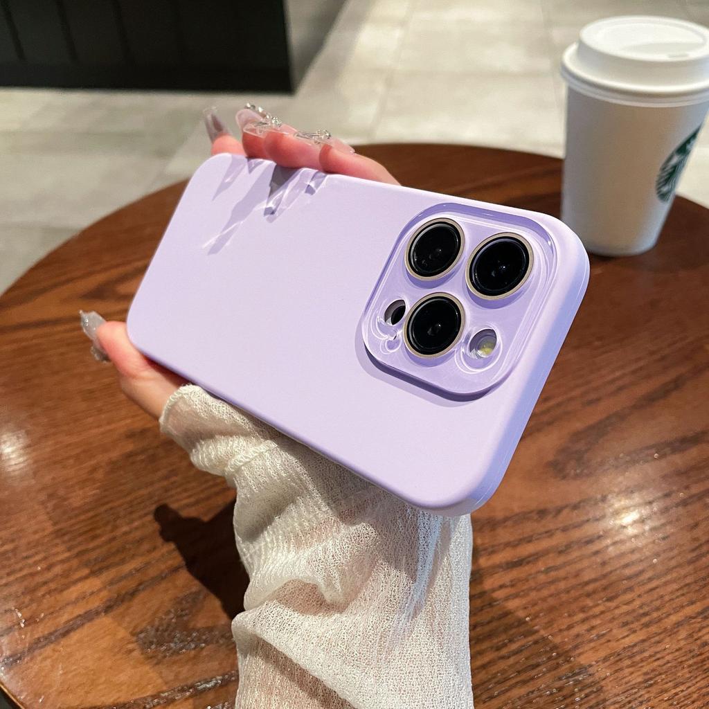 Liquid Silicone Phone Cases for IPhone16promax and All Inclusive Phone Cases with Built In Lens Film for Apple 15