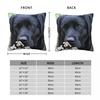 Take Time - Black Labrador Throw Pillow Luxury Sofa Pillows Cushions Rectangular Cushion Cover