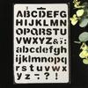 27cm New Alphabet Letters 4 DIY Craft Layering Stencils Painting Scrapbooking Stamping Embossing Album Paper Card Template