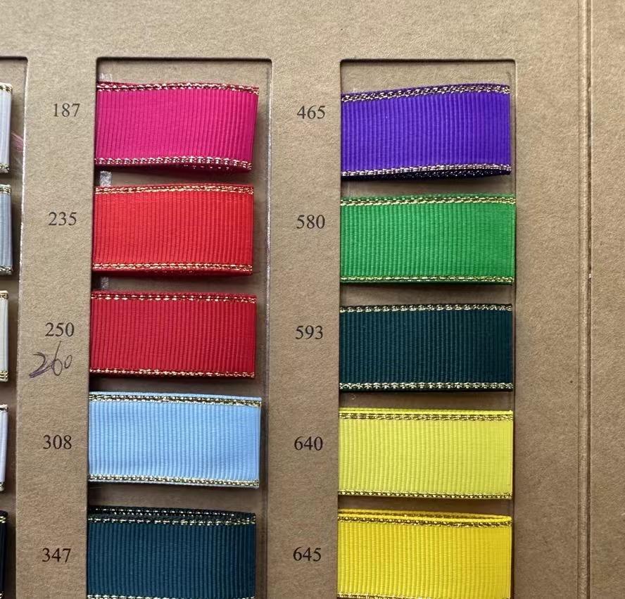 

2.5 Горячая Распродажа Высококачественная Двойная Пном Край Прошитая Лента, Лента-Бант Упаковка Декоративная Лента Для Бара 18 dark purple No. 465; 1 roll of 100 yards