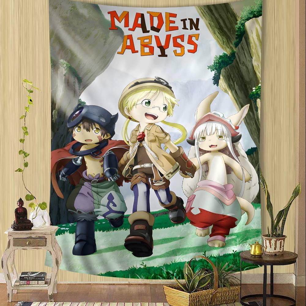 

Made In Abyss Movie Anime Tapestry For Living Room Home Dorm Decor Home Decor 74x94cm(29x37in)