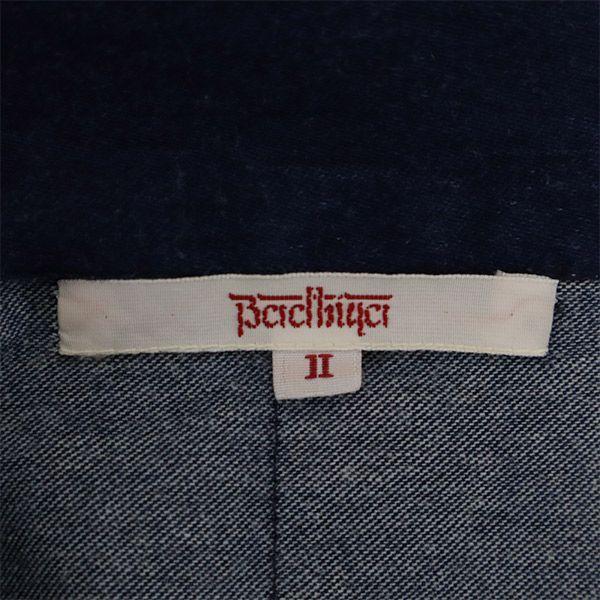 Badhiya Denim Chester Coat 2 Navy Men's Used