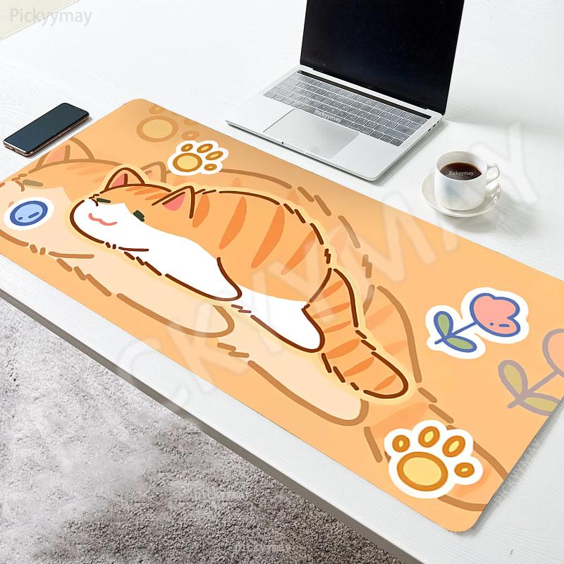 Anime Mouse Pads Cute Cat Table Mats Computer Mousepad Company Big Desk Pad xcm Large Gamer Mousepads Mouse Mat