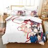 ŌOzora-Subaru Bedding Set Single Twin Full Queen King Size Bed Set Aldult Kid Bedroom Duvetcover Sets 3D Anime Kawaii bed