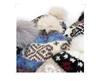 Cat Brother Retro Fair Isle Pom-Pom Knit Hat - Autumn/Winter Warmth