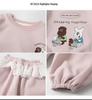 2025 Two-Piece Princess Sweatshirt Set: Stylish Spring/Autumn Sportswear for Girls