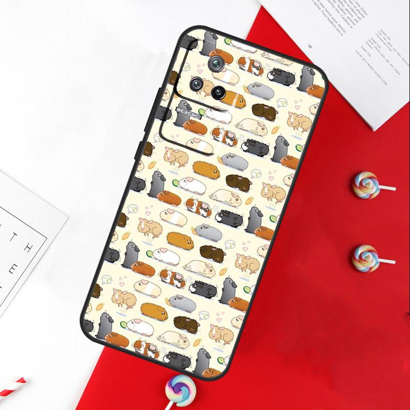 Pattern Guinea Pig Cute Cover For Xiaomi 15 Ultra 13 14 11T 12T 13T 14T Pro POCO X7 Pro X3 X5 X6 M6 F5 F6 Pro Case