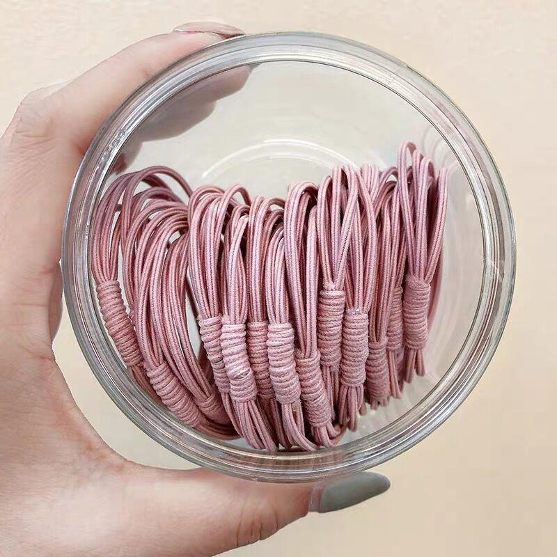 Korean Style 20-Pack Hair Bands: Chic Ponytail Accessories for Trendy Hairstyles
