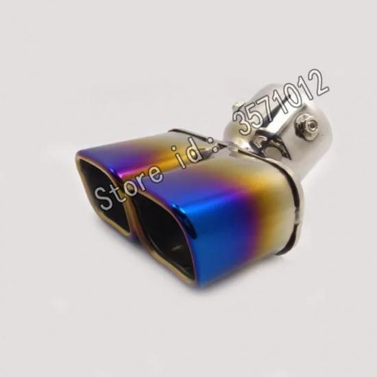 For Honda CRV CR-V 2012 2013 2014 2015 2016 Car Cover Muffler Exterior End Pipe Dedicate Exhaust Tip Tail Outlet Ornament 1pcs