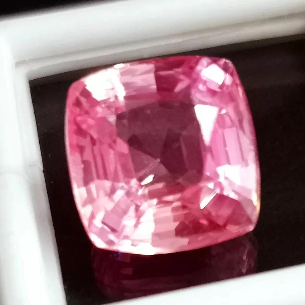 Fabulous Morganite Light Pink Natural Cushion Cut 10-12 Ct Certified Gemstone