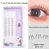 Yelix Thick Cat-Eye False Eyelashes: Natural, Segmented, Glue-Free Lower Lashes