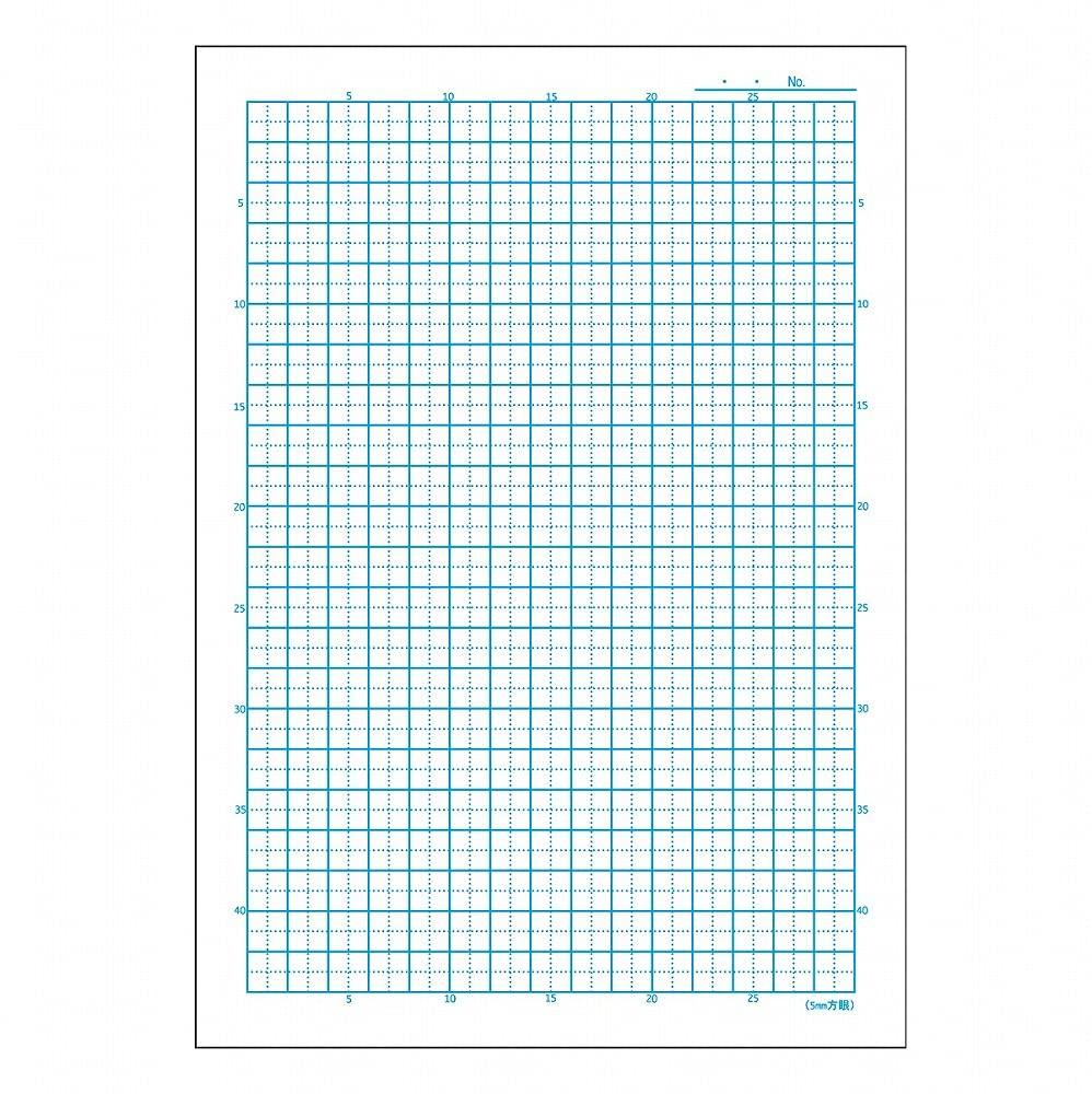 Showa Note Japonica B5 5mm Star Perfect Notebook, Size, Grid, MSE-5V, Pattern, Purple, Bound, 5-Pack, 100052015