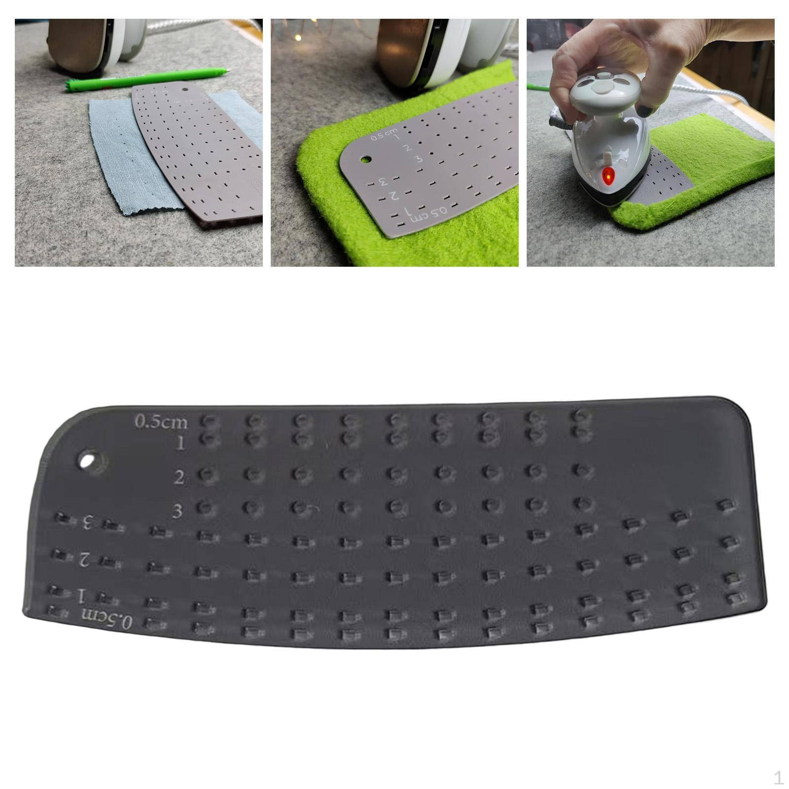 

Железная линейка Шаблон для подгиба края Изогнутый акриловый Инструменты для DIY Удобное измерение Точный