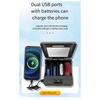 A25F-18650 Charger Solar Lithium Battery Smart Charger Type-C Four-Slot Multi-Function Outdoor Charger