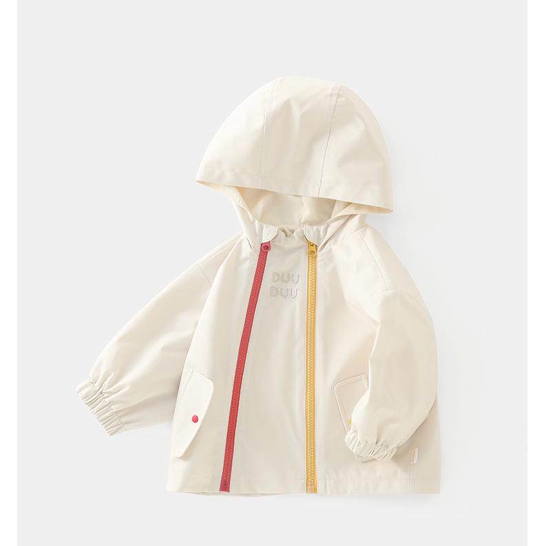 DUUDUU Kinder Doppel-Lagen Winddichte Jacke für Jungen und Mädchen - Koreanischer Stil Herbst/Winter 2025.