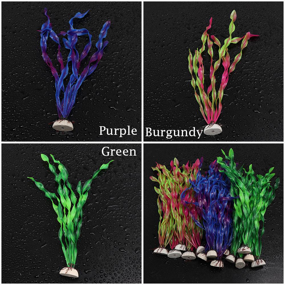 30cm Ornament Decoration Green Plastic Fish Tank Water Grass Artificial Plants