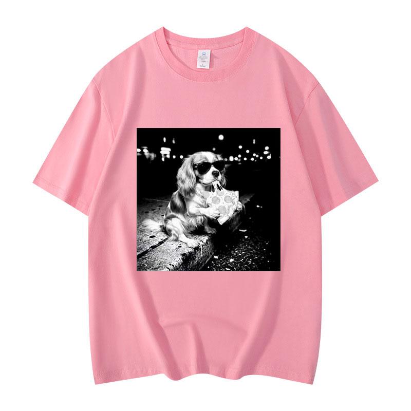 Funny Cavalier King Meme Tshirt Unisex Women Fashion Vintage Short Sleeve Tshirts Summer High Quality Cotton Oversized T Shirts