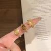 Niche Luxury Agate Ring: Fashionable Chinese Design with Vibrant Colors