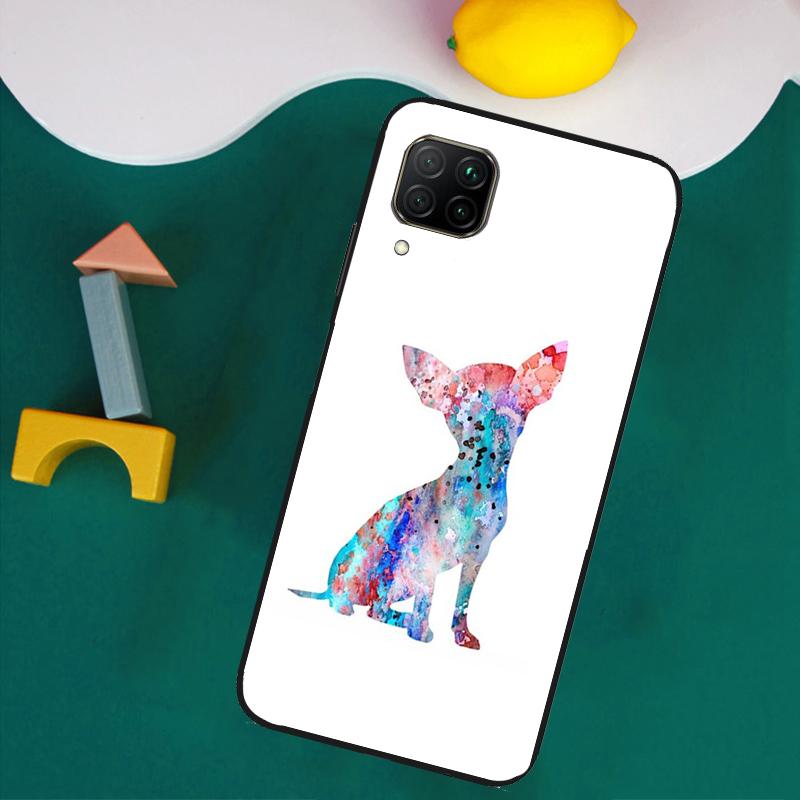 

Chihuahua Face Floral Dog For Huawei Nova 9 10 SE 8i 11i 12i 12s Y60 Y61 Y70 Y90 Y72 Y73 Y91 P60 Pro P40 P30 Lite Case Huawei Nova 9