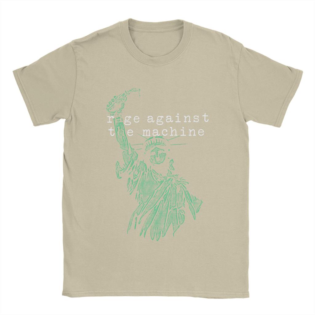 Rage Against The Machine Pure Cotton T Shirt For Unisexs Summer  Vintage TShirts Crew Neck Hipster Tees Oversized Casual Clothing