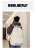 Large Capacity Bear Print Backpack for Students - Perfect for Middle, High School, and University Girls.