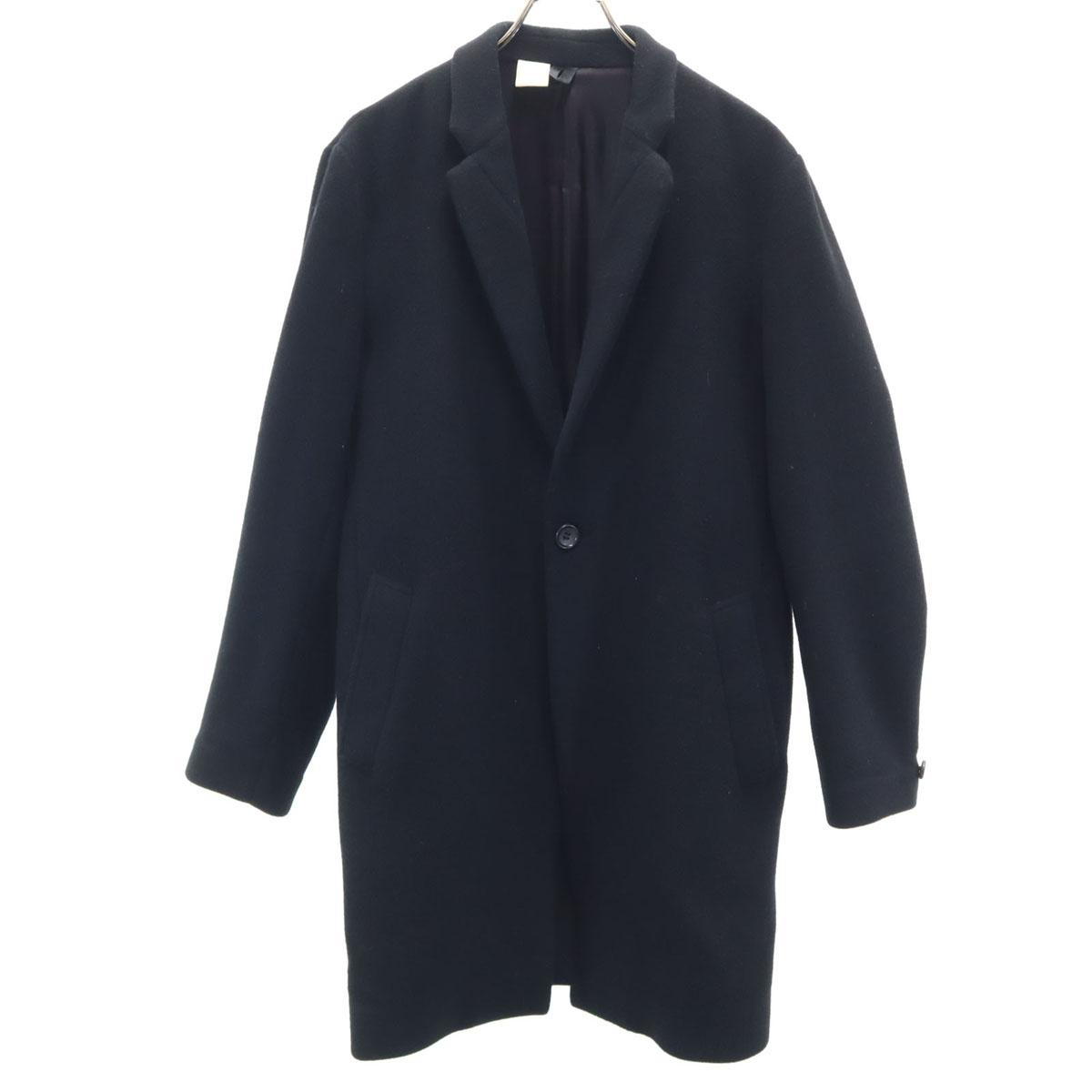 

N.HOOLYWOOD сделано в Японии Пальто Честер из прессованной шерсти 38 черный Мужское Б/У