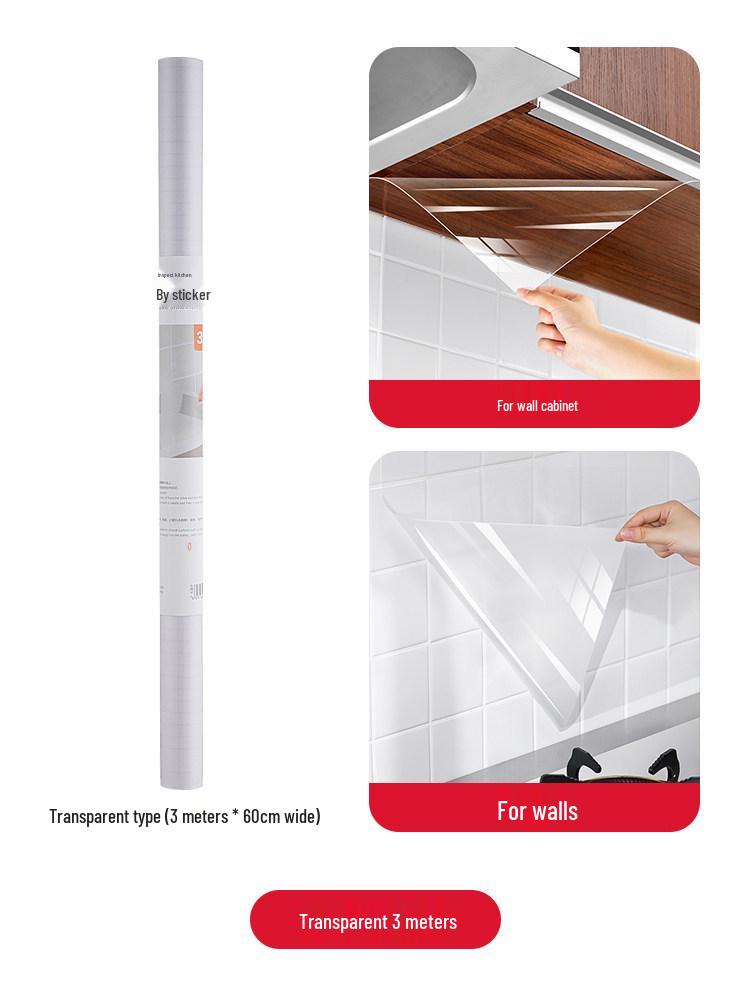 Japanese Kitchen Waterproof & Heat-Resistant Self-Adhesive Sticker for Cabinets