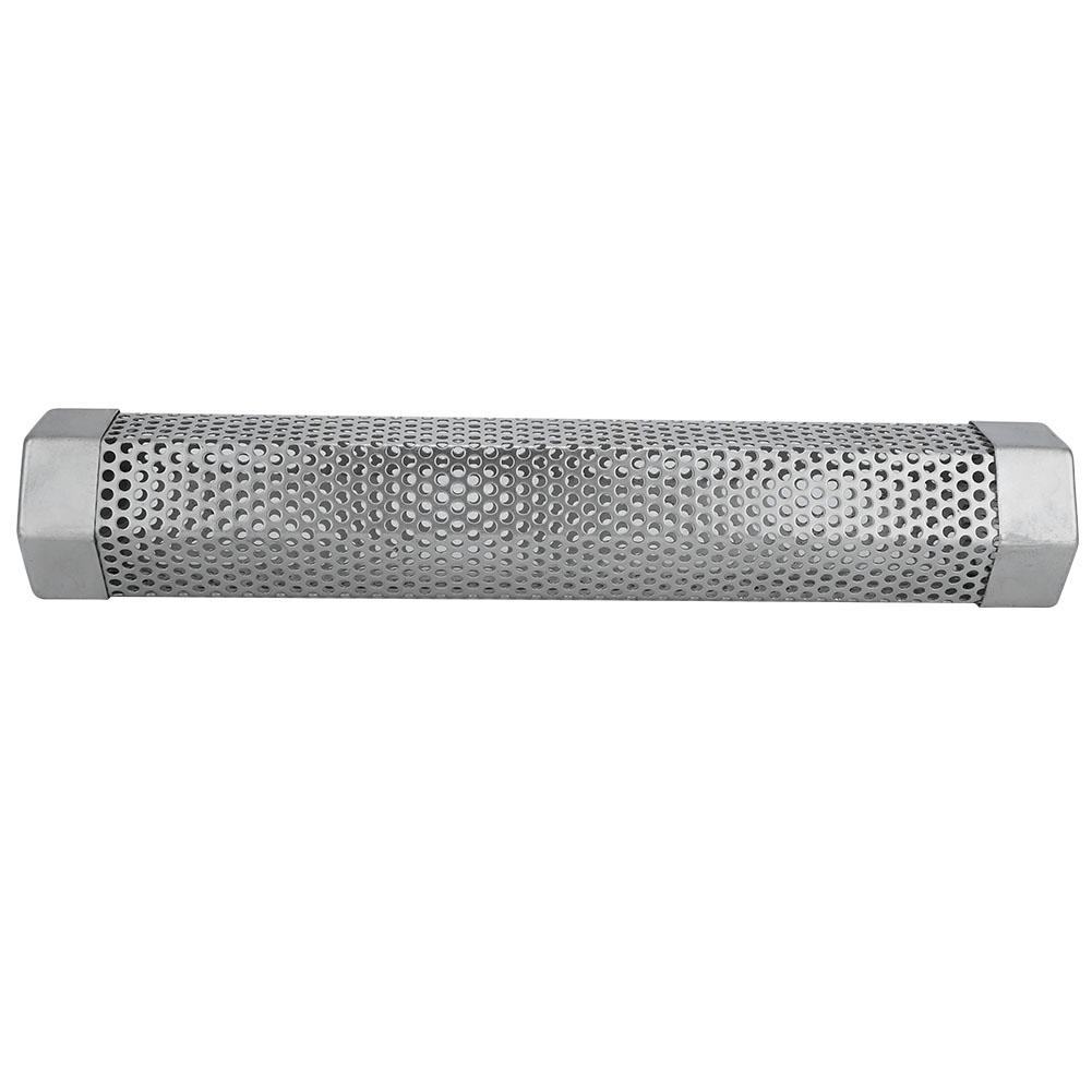 Portable 12in Stainless Steel BBQ Smoker Tube Barbecue Accessory for Electric Gas Charcoal Grill