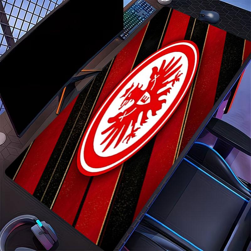 Eintracht Frankfurt Spausdintas pelės kilimėlis, klaviatūros kilimėlis nešiojamam kompiuteriui, kilimėlis biurui, namams, stalo dekoracija, puiki gimtadienio dovana žaidėjams
