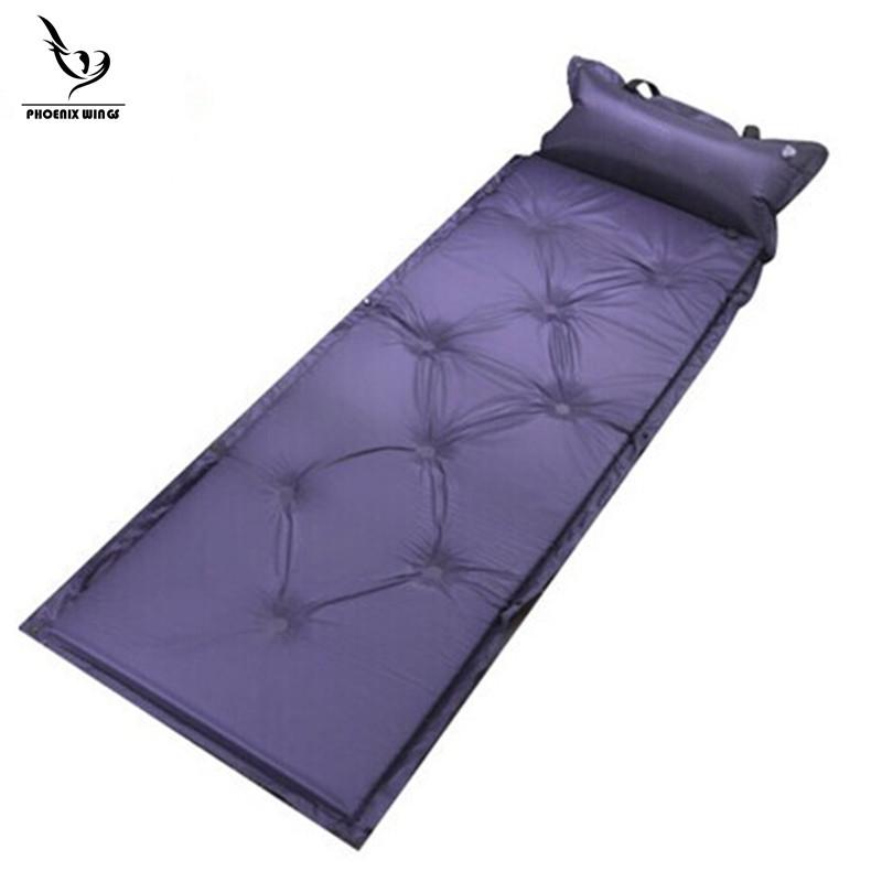 Inflatable Sleeping Pad: Moisture-Proof, Spliceable for Camping and Picnics