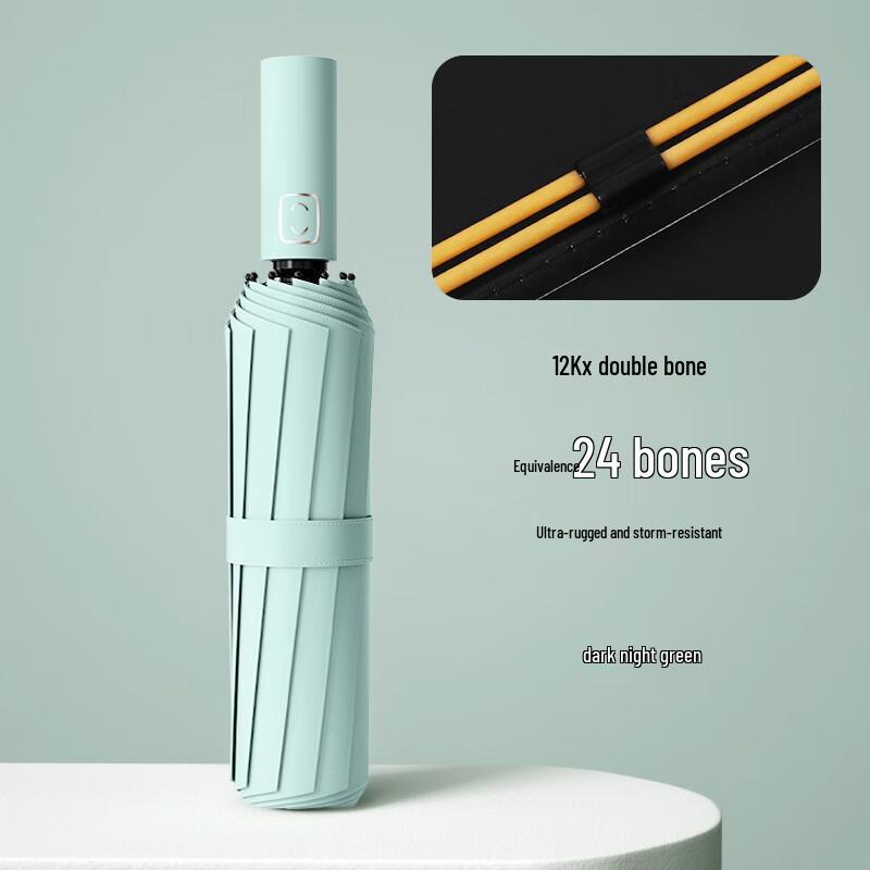 Automatic Folding Windproof UV Sun & Rain Umbrella