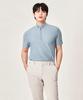 BILTMORE Men'S Stand-Up Collar Zip-Up Short Sleeve T-Shirt