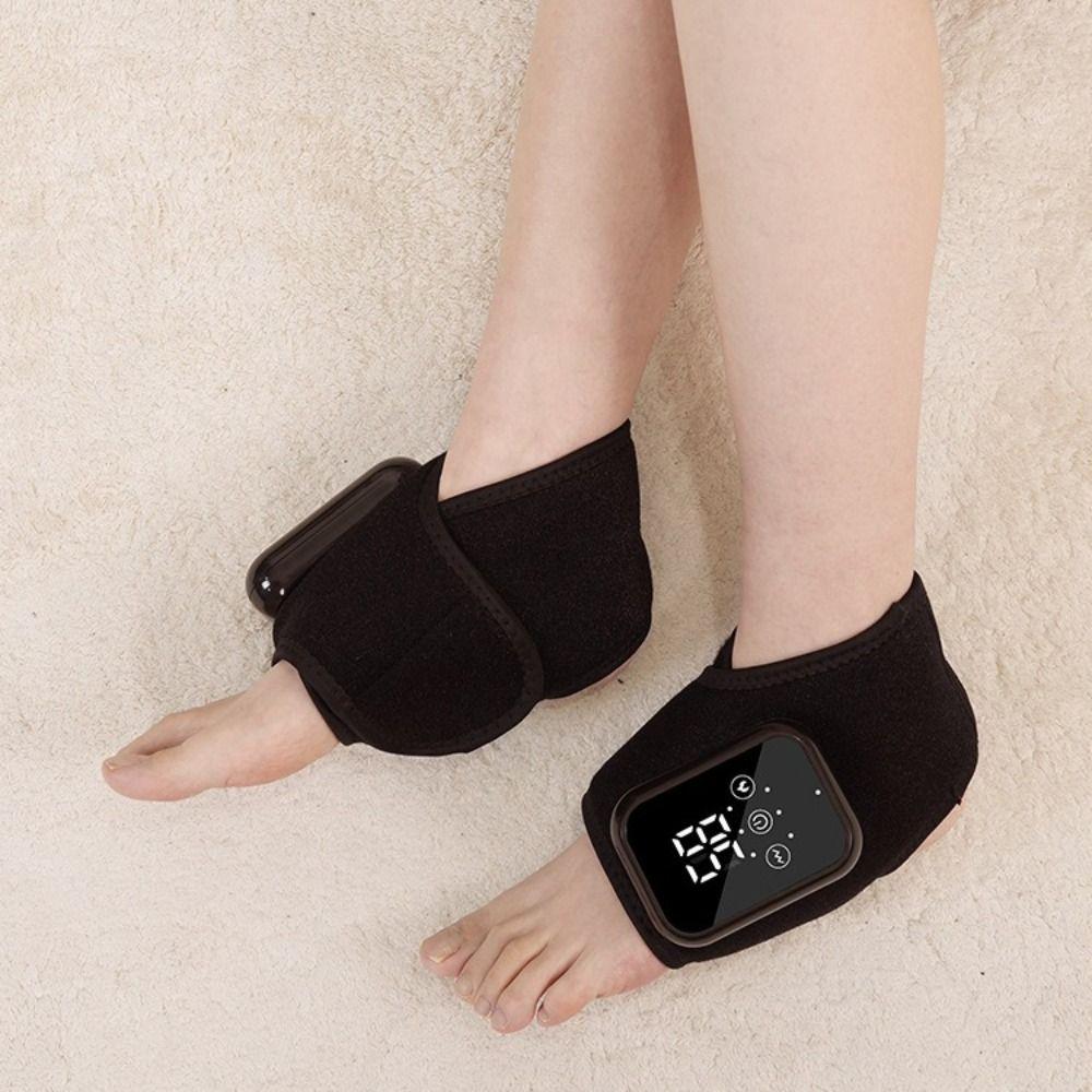 3 Vibration Modes Heating Ankle Massage Belt 3-in-1 Heated Ankle Wrap  Hand Wrist Support