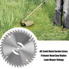 150mm 40 Teeth Metal Grass Trimmer Heads Blade Replacement Weed Eater Saw Blade Lawn Mower Fit Accessory for Garden Power Tool