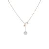 HERMES   Necklace K18 Pink Gold/Silver925 Women