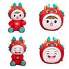 Cartoon Style Plush Dragon Toy For Chinese New Year