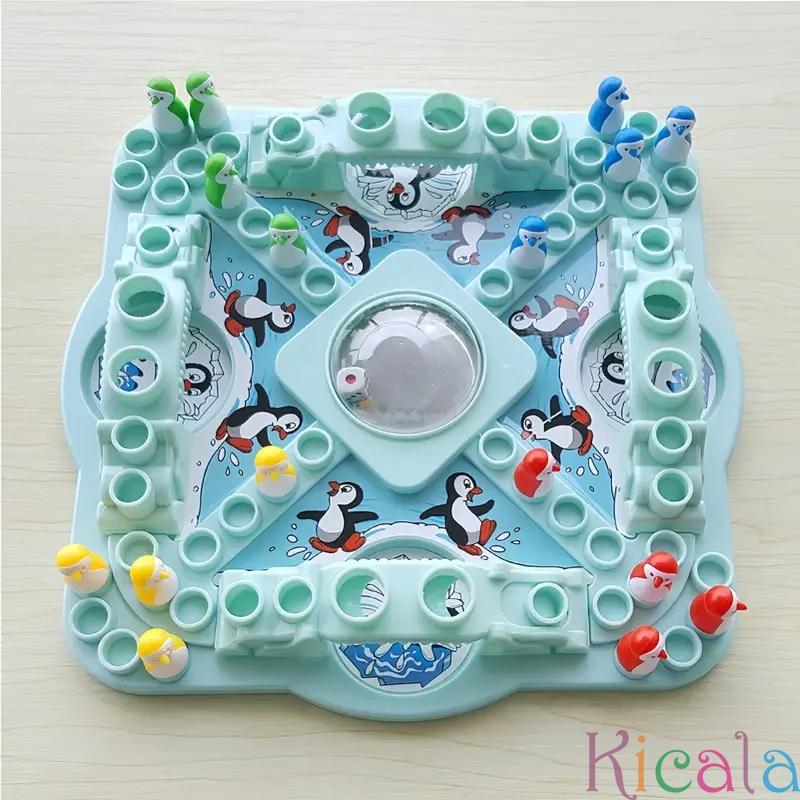 Kids Favorite Game Board Game Pop N's Drop Christmas Penguin Toy For Family Fun Penguin Aeroplane Chess Educational Board Game