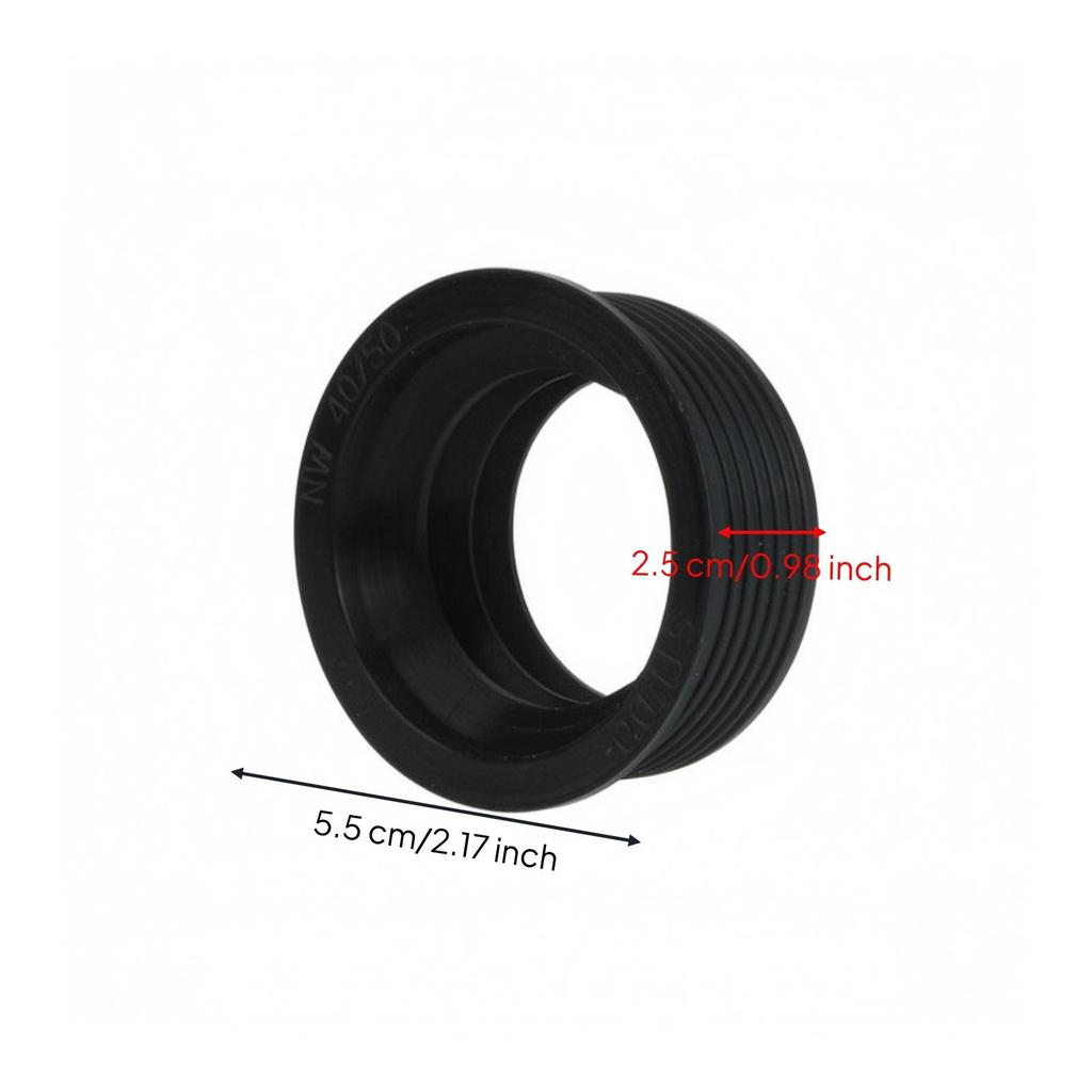 3 Pieces Sink Drain Sealing Gasket Ribbed Pipe Reducer High