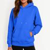 Women's Casual Fashion Sweatshirt Solid Color Hooded Sweatshirt