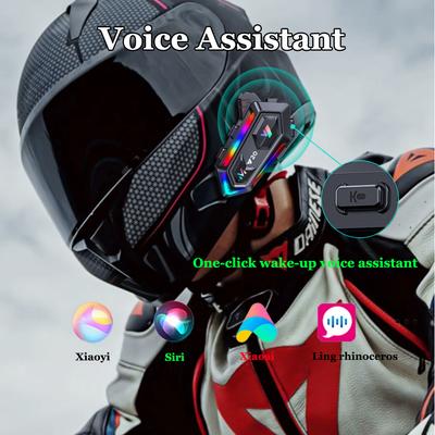 Bluetooth 5.3 Helmet Headset Wireless Hands-free Call Phone Kit Motorcycle Waterproof Earphone MP3 Music Player Speaker for Moto