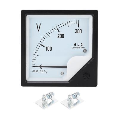 Analog Panel Voltage Gauge 0 To 300V Level 2.5 Accuracy Pointer Voltmeter for Generator Power Equipm