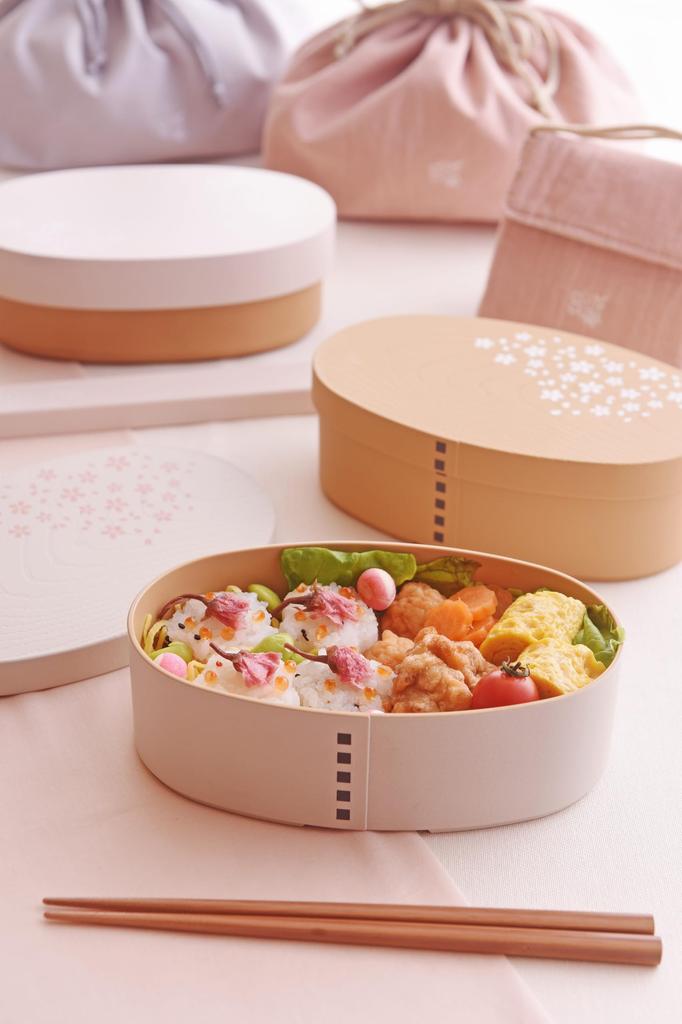 Sabu Hanagoromo Oval Bento 475ml 413803 Box, Ivory, Capacity,