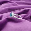 Apatite Gemstone 925 Stamped Silver Jewelry Handmade Triangle Shape Ring For Her CZR-10-1
