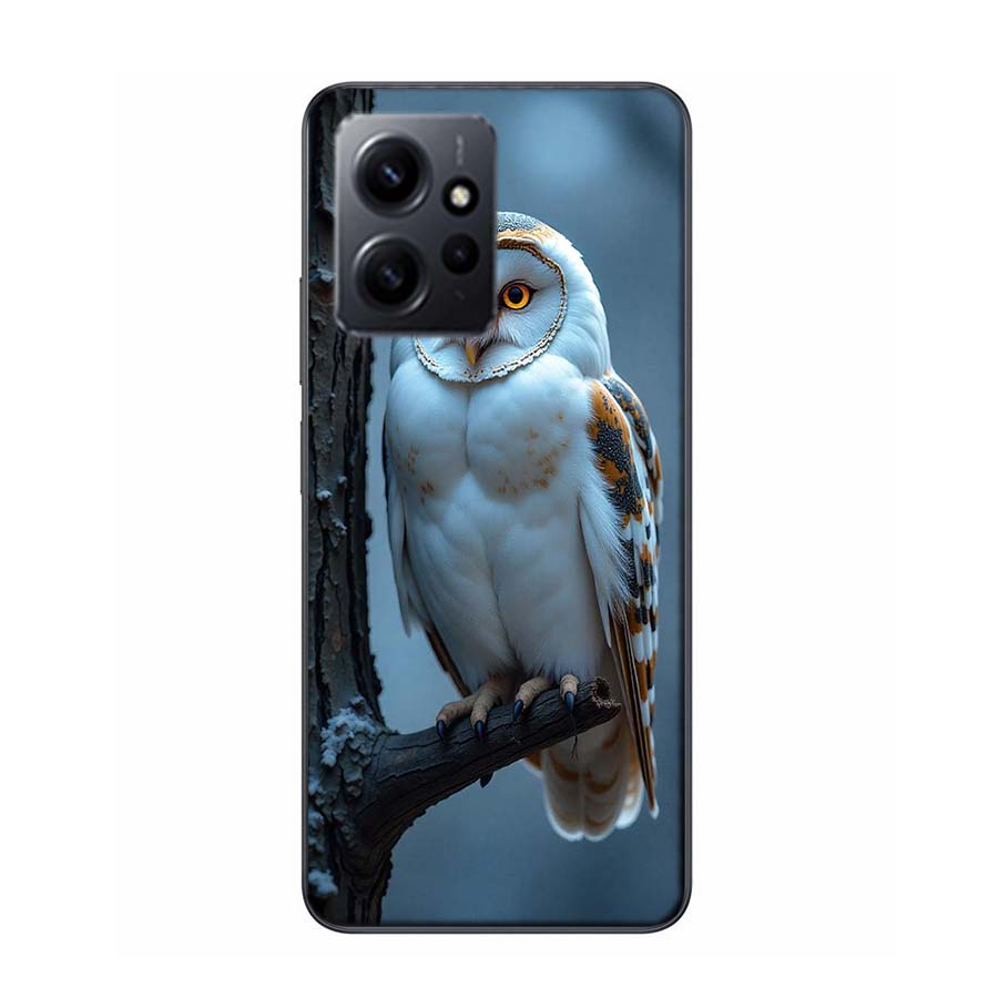 

Owl in Winter Phone Case For Redmi Note 14 15 Pro 5G 13 12 Pro Plus 11 11T 11E 11S 10 Pro 10S 9 9S Cover Cell Clear TPU Capa Com Redmi Note 15 5G