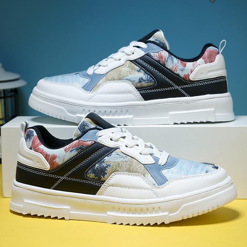 Spring new breathable canvas shoes platform sports board shoes trendy shoes