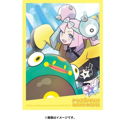 Nintendo Pokémon Card Game Deck Shields Card Protectors 64 Sheets Iono and Bellibolt Design