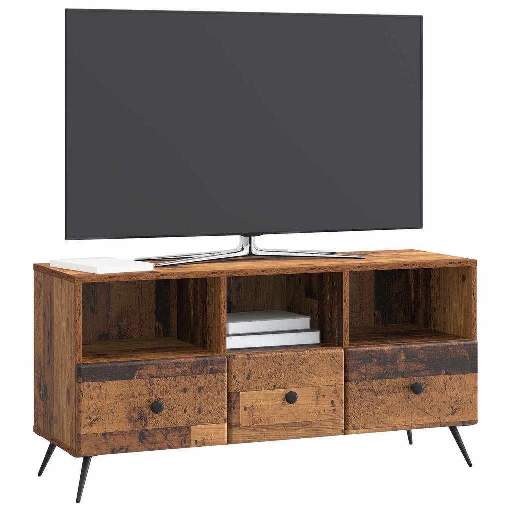 Vintage Wood TV Stand 102 x 34.5 x 50 cm Engineered Wood