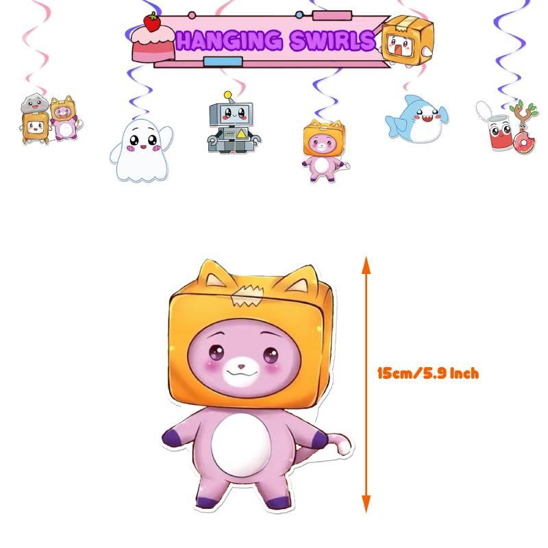 Lankybox Birthday Party Supplies Cartoon Party Decorations For Unforgettable Celebrations!