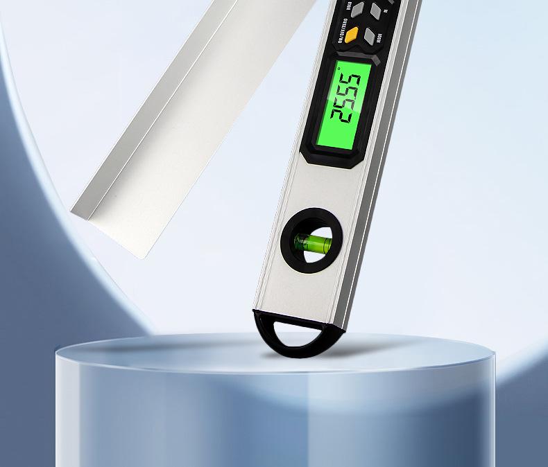 Digital Protractor & Level Ruler with Bubble - High Precision Measuring Instrument